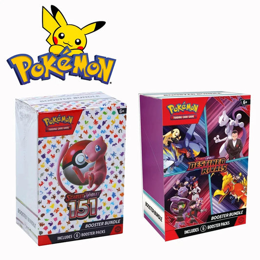 Pokemon Card v10 Booster bundle Destined Rivals Prismatic Evolutions Scarlet Violet 151 English Booster Transaction Cards Gifts